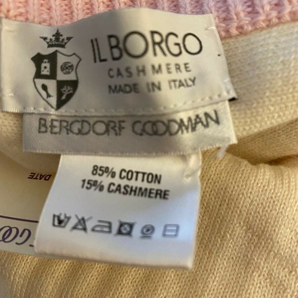 lL Borgo NWT Girls' Pineapple Embroidered Baby Blanket - Picture 4 of 4